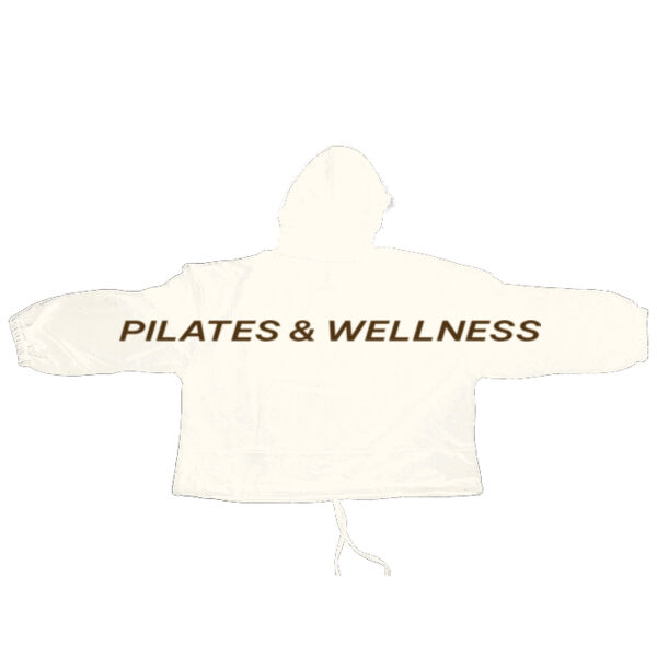 The Sundae  Wellness cropped oversized hoodie - brown Thumbnail
